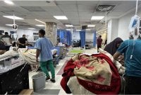 Hamas menafikan dakwaan Israel bahawa sebuah hospital di utara Gaza digunakan untuk aktiviti ketenteraan . -Agensi