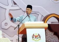 Anwar menyampaikan ucapan pada majlis Perasmian Pembukaan Majlis Tilawah dan Hafazan Al-Quran Peringkat Antarabangsa (MTHQA) Ke-66 Tahun 2026.