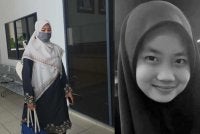 Noraidah (kiri) sahkan 42 rakaman audio termasuk perbualan dengan anaknya, Zara Qairina. 
