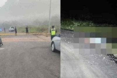  Polis mengesahkan terdapat kesan jerutan dan tetak pada beberapa bahagian tubuh lelaki yang ditemui mati di tepi jalan.