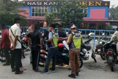JPJ Selangor menggerakkan Op Pewa di Bangi pada Khamis. Foto: JPJ SELANGOR