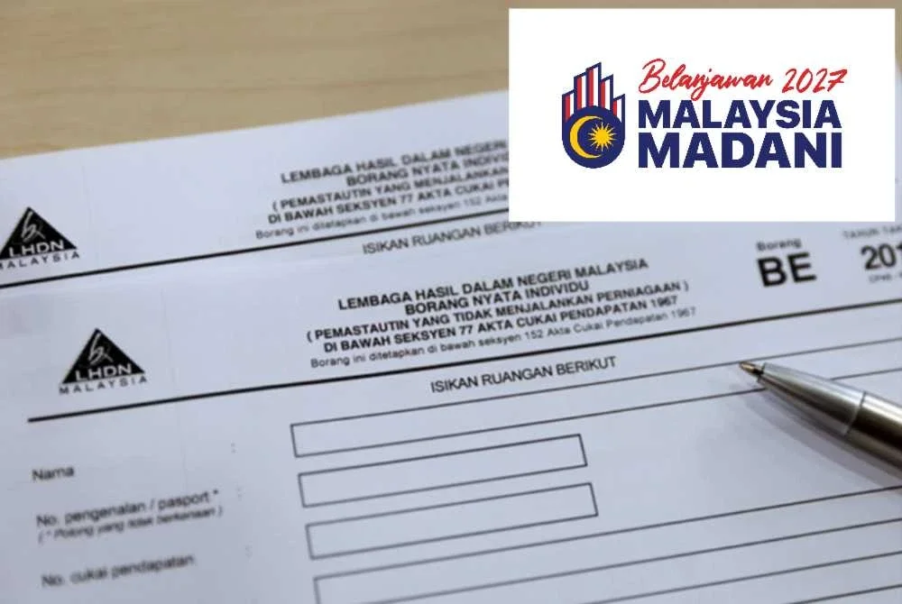 Had pelepasan cukai individu yang tidak disemak sejak 2020 dinaikkan daripada RM9,000 kepada RM12,000. Foto hiasan