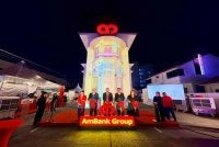 (Dari kiri) Pengurus Cawangan AmBank Jalan Kelawei, Velin Foo Bee Ling; Ketua Pegawai Eksekutif Kumpulan AmBank, Jamie Ling; Pengerusi AmBank (M) Berhad, U Chen Hock; Pengarah Urusan Perbankan Runcit Kumpulan AmBank, Cheong Chee Wai dan Pengarah Urusan Pengurusan Kekayaan Kumpulan AmBank, Goh Wee Peng.