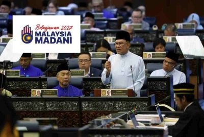 Perdana Menteri Datuk Seri Anwar Ibrahim, yang juga Menteri Kewangan, membentangkan Belanjawan 2027 di Dewan Rakyat hari ini. Foto Bernama. 