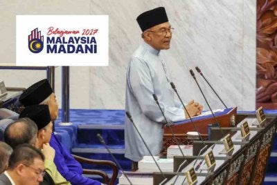 Perdana Menteri Datuk Seri Anwar Ibrahim, yang juga Menteri Kewangan, membentangkan Belanjawan 2027 di Dewan Rakyat hari ini. Foto Bernama