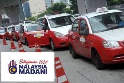 Kerajaan bersetuju memberikan Bantuan Khas Kewangan one-off RM1,000 kepada 38 ribu pemandu teksi termasuk kereta sewa. Foto hiasan 