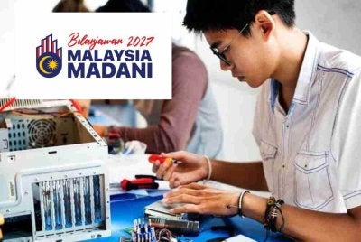  Kerajaan memperuntukkan RM8 bilion bagi Pendidikan dan Latihan Teknikal dan Vokasional (TVET) merentas kementerian menerusi Belanjawan 2027, dengan tumpuan meningkatkan kemahiran serta kebolehpasaran golongan muda. Gambar hiasan 