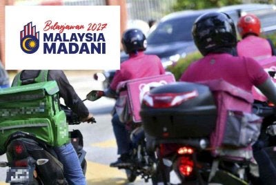 Persatuan Rakan Grab Malaysia (PRGM) menyambut baik peruntukan sekitar RM160 juta yang diumumkan menerusi Belanjawan 2027 bagi membantu kebajikan pekerja gig, khususnya pemandu e-hailing dan penghantar p-hailing. Gambar hiasan 