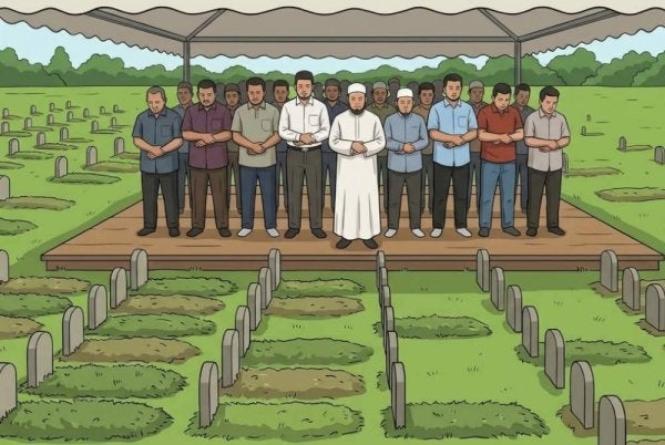 DIBOLEHKAN untuk melakukan solat jenazah walaupun selepas mayat telah sempurna dikebumikan.