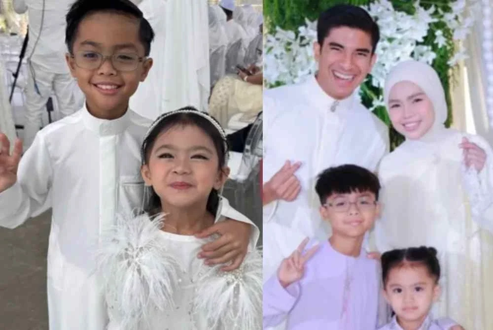 Ayden dan Ara meluahkan rasa gembira apabila bakal menerima kehadiran ahli keluarga baharu susulan perkahwinan ibu mereka dengan Syed Saddiq.