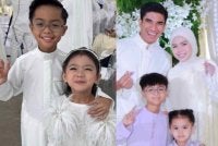 Ayden dan Ara meluahkan rasa gembira apabila bakal menerima kehadiran ahli keluarga baharu susulan perkahwinan ibu mereka dengan Syed Saddiq. 