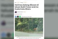 Laporan oleh Sinar Harian pada Sabtu.