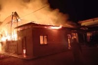 Bangunan pentadbiran melibatkan bilik guru, pejabat am dan stor di SK Langkon, Kota Marudu, terbakar.