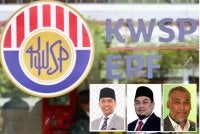 Dari kiri, Mohd Izhar Ariff, Mohd Sukki dan Razli