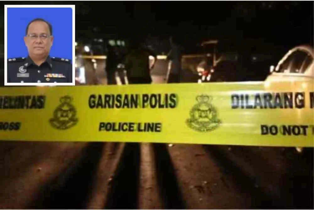 Lelaki maut ketika mencuri kabel elektrik bawah tanah milik TNB di jalan besar Kilometer 21, Felda Adela menghala ke Sungai Rengit, di sini, pada Isnin. Gambar kecil: Yusof Othman