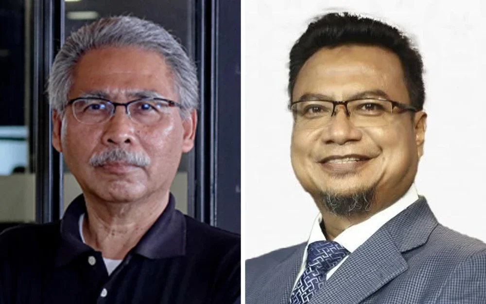 Azmi Hassan (kiri) dan Abd Halim Husin (kanan)