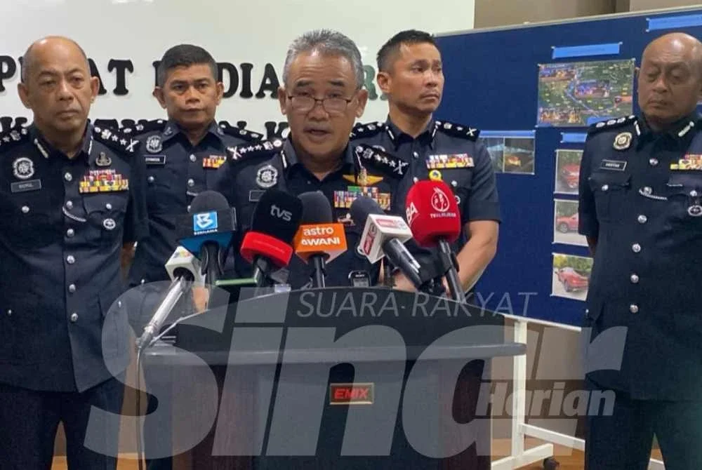 Adzli ketika sidang media di Ibu Pejabat Polis Kontinjen Kedah pada Isnin.