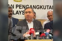 Anthony dalam sidang media di Kementerian Pengangkutan Malaysia, Putrajaya pada Isnin.