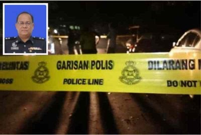 Lelaki maut ketika mencuri kabel elektrik bawah tanah milik TNB di jalan besar Kilometer 21, Felda Adela menghala ke Sungai Rengit, di sini, pada Isnin. Gambar kecil: Yusof Othman