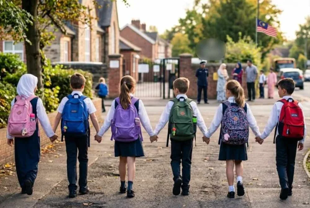 Jangan jadikan sekolah tempat mencari pasangan sebaliknya pasangan yang terbaik pada usia muda ini ialah cemerlang dalam peperiksaan. - Gambar janaan AI