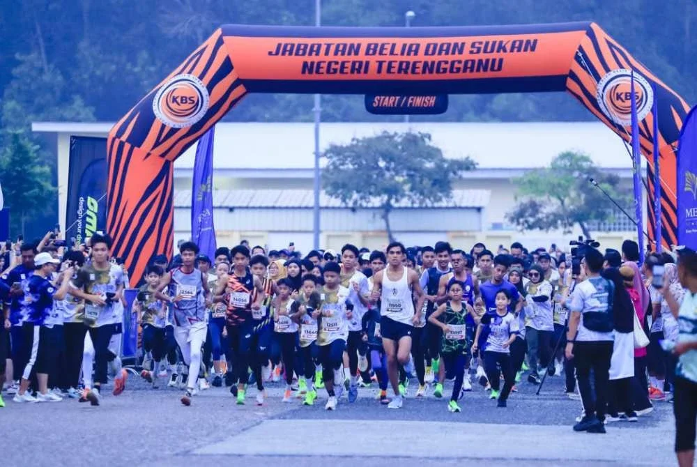 Mesra Run 2.0 yang dianjurkan bersempena sambutan HSN 2026 Peringkat Terengganu, sekali gus mencatatkan peningkatan dua kali ganda berbanding penyertaan sekitar 1,000 orang pada tahun lalu.