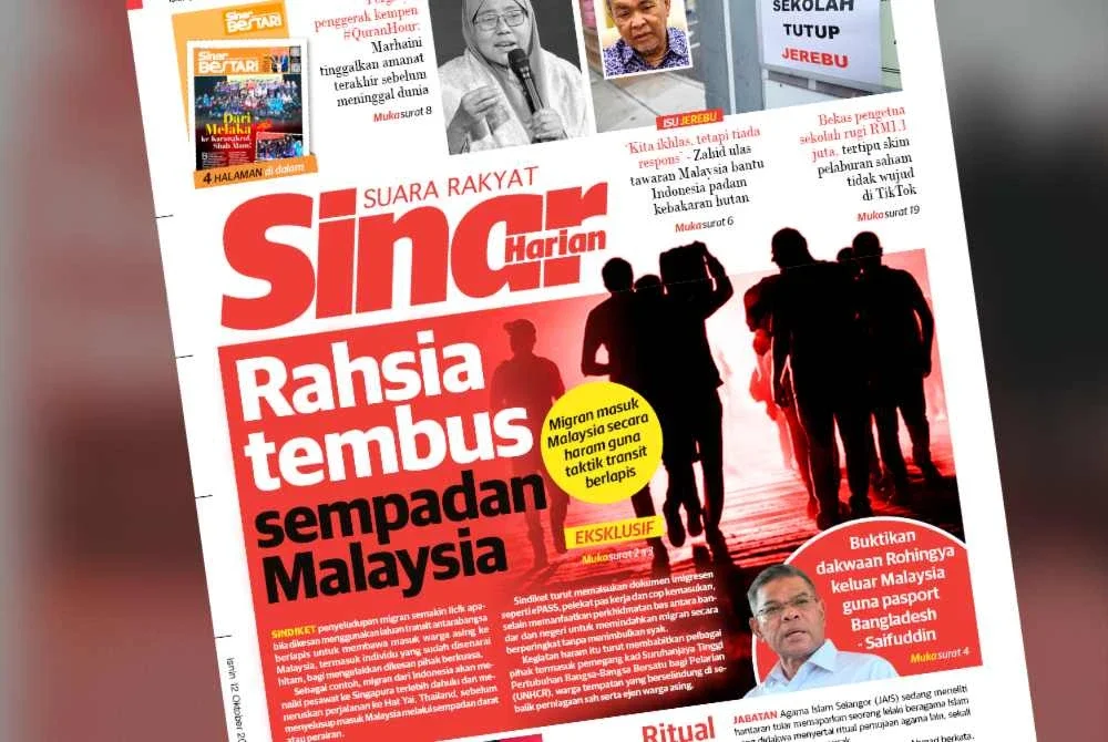 Laporan eksklusif Sinar Harian pada Isnin.