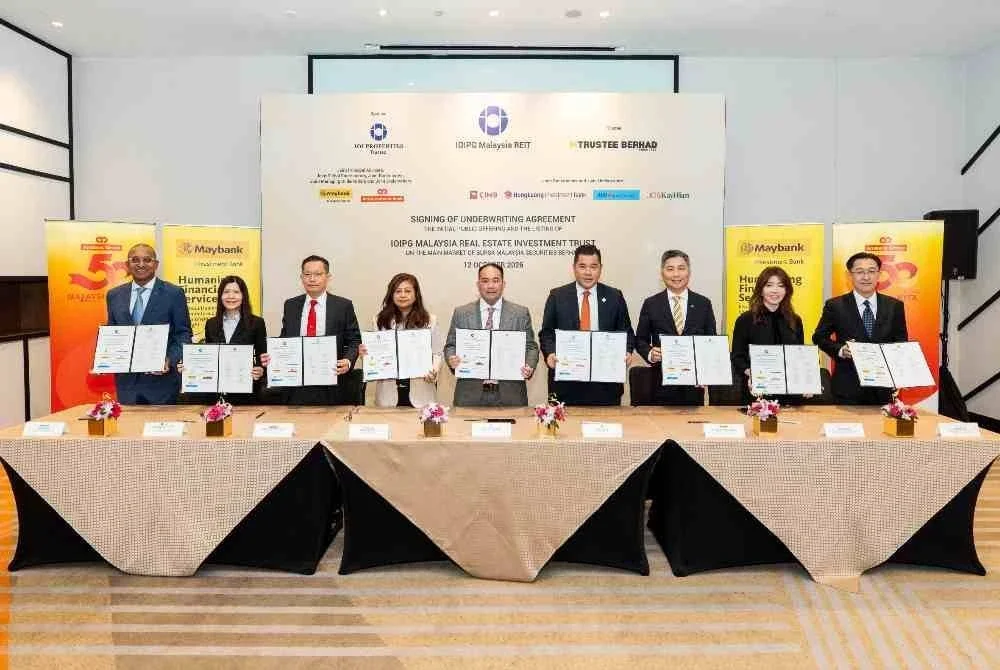 IOIPG REIT meterai perjanjian taja jamin bersama enam bank IOIPG REIT meterai perjanjian taja jamin bersama enam bank