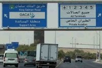 Pemandangan sekitar laluan menuju ke Lapangan Terbang Antarabangsa King Khalid di Riyadh, Arab Saudi, 12 Oktober 2026. Foto Reuters 