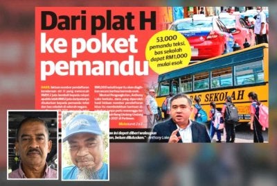 Gambar kecil: Mustapah (kiri) dan Baharuddin
