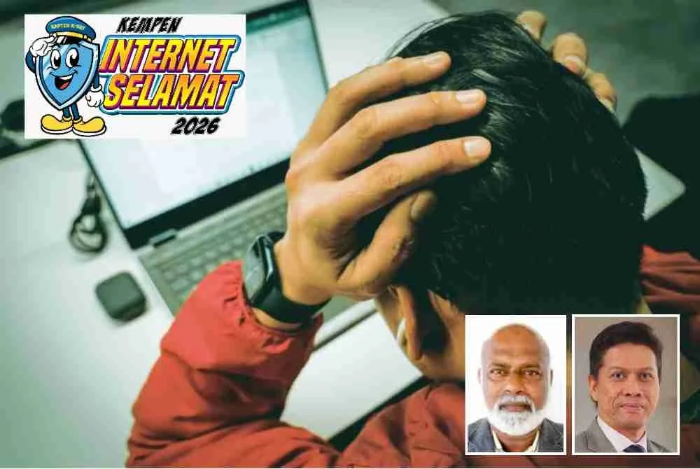 Sesuatu perbuatan dengan niat mengugut, memalukan atau menyebabkan kemudaratan emosi kepada mangsa adalah perlakuan yang mempunyai implikasi undang-undang. Gambar kecil: Shahul Hamid (kiri), Zalmizy