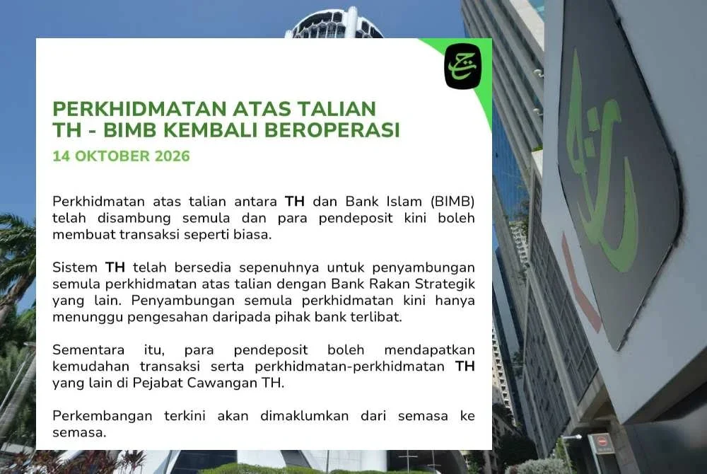 Kenyataan TH pada Rabu.