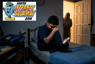 Hanya satu gambar palsu sudah cukup untuk meragut keceriaan seorang pelajar lelaki berusia 13 tahun sehingga membuatkannya mengurung diri di bilik dan mula mencari seribu alasan untuk tidak lagi menjejakkan kaki ke sekolah. Foto: AI