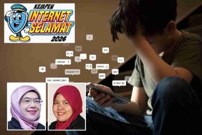 Mangsa buli siber terutamanya remaja lebih cenderung berkongsi masalah dengan rakan sebaya. Foto hiasan (Gambar kecil: Fauziah (kiri), Nur Salimah)