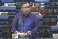 Anthony ketika sesi Pertanyaan-pertanyaan Menteri sempena Mesyuarat Ketiga, Penggal Kelima, Parlimen ke-15 di Bangunan Parlimen, Khamis. Foto Bernama