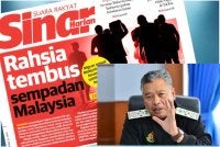 Laporan eksklusif Sinar Harian Isnin lalu. Gambar kecil: Ketua Pengarah Imigresen, Datuk Zakaria Shaaban