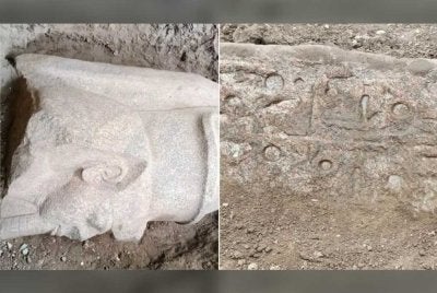 Khalil menemukan batu itu ketika mengusahakan tanahnya di kampung Behbeit el-Hagar, wilayah Gharbia di utara negara berkenaan, sebelum memaklumkan penemuan itu kepada pihak berkuasa tempatan. Foto X/Interesting AF