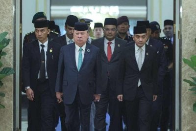 Sultan Ibrahim berkenan berangkat pada Mesyuarat Majlis Raja-Raja (MRR) ke-273 di Istana Negara pada Khamis. Foto Bernama
