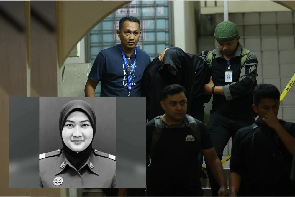 Suami mangsa berusia lingkungan 30-an direman hingga 22 Oktober bagi membantu siasatan lanjut mengikut Seksyen 302 Kanun Keseksaan. Gambar kecil: Allahyarham Norhazwani