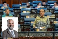 Ahli Parlimen Kemaman, Datuk Seri Ir. Dr. Ahmad Samsuri Mokhtar membingkai hujahnya melalui dua konsep besar: keadilan dan keupayaan. Gambar kecil: Prof Dr Baharom Abdul Hamid