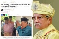 Laporan Sinar Harian dan Tuanku Muhriz (kanan).