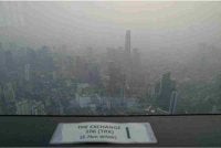 Suasana jerebu menyelubungi ibu negara. Foto fail Bernama
