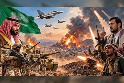 Riyadh dijangka meneruskan tindakan balasnya, namun pada masa sama bergelut untuk memintas setiap peluru berpandu yang dilancarkan Houthi. Foto janaan AI