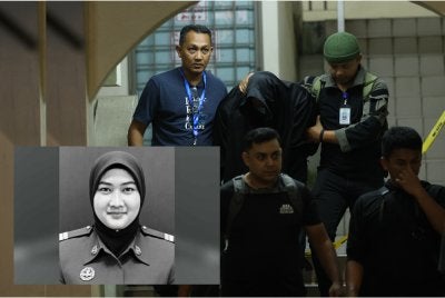 Suami mangsa berusia lingkungan 30-an direman hingga 22 Oktober bagi membantu siasatan lanjut mengikut Seksyen 302 Kanun Keseksaan. Gambar kecil: Allahyarham Norhazwani