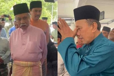 Tangkap layar gambar Yang Dipertuan Besar Negeri Sembilan, Tuanku Muhriz Tuanku Munawir, menegur Menteri Besar, Datuk Ismail Lasim dalam video dikongsi di laman sosial