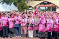Dr Imi Sairi  (dua dari kiri) bersama peserta program Pink Walk 2026 di Masjid Jamek Muhammadi pada Sabtu. - Foto: SINAR HARIAN/ADILA SHARINNI WAHID