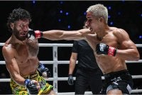 Aksi Jojo ketika menentang Paez - Foto: ONE Championship