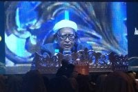Abdul Hadi menyampaikan ucapan pada Majlis Pelancaran Tafsir Al-Tibyan anjuran Yayasan Permata Ummah (YPU) di Cyber Event Hall pada Sabtu.