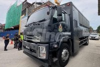 Tapak pembinaan antara lokasi sasaran serbuan JIM.
