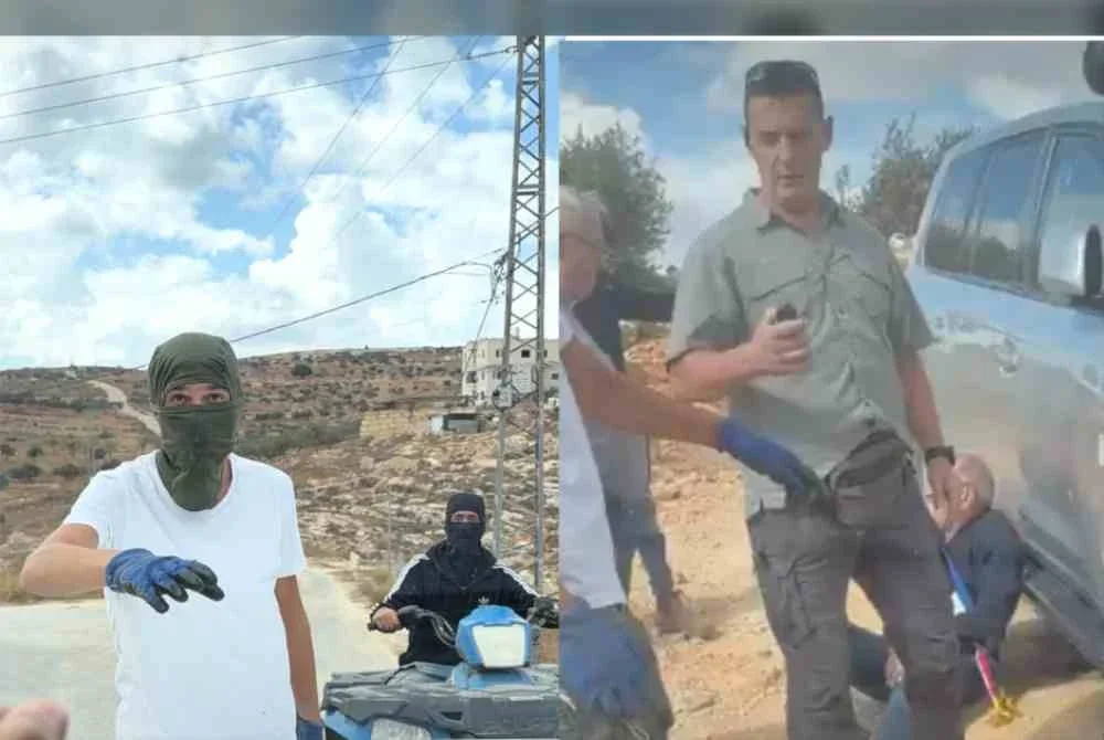 Penceroboh haram Israel melakukan provokasi di lokasi kejadian bagi menakut-nakutkan delegasi dan orang awam yang datang membantu.