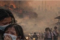 Jerebu rentas sempadan bukan sahaja mengancam kesihatan awam, malah menjejaskan ekonomi dan menguji hubungan diplomatik antara negara di Asia Tenggara. Foto hiasan janaan AI